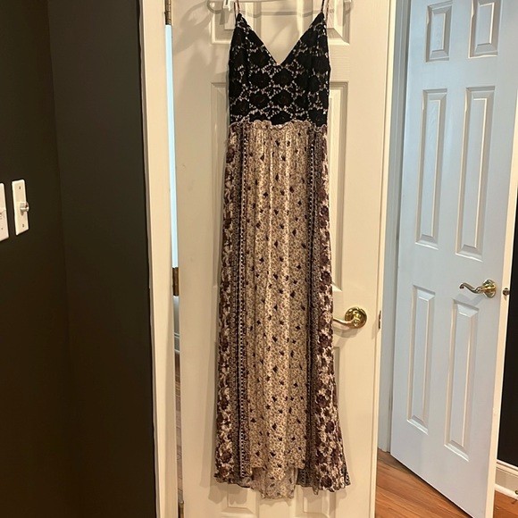 Soieblu Backless Boho Maxi Dress M - Picture 1 of 7